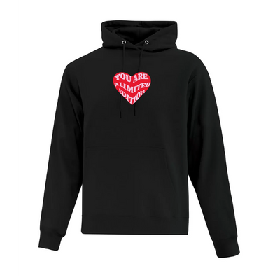 Hoodie "Tu es une édition limitée" brodé