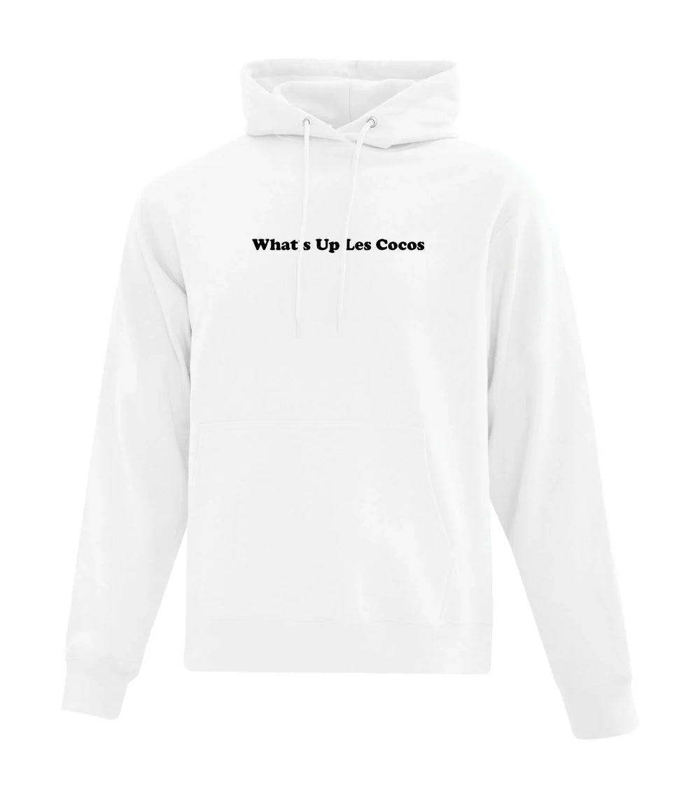 Hoodie "What's Up Les Cocos" brodé
