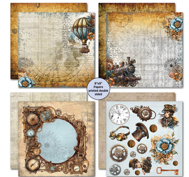 3Quarter Designs Invention Age 8x8 Paper Pack