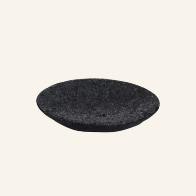 Black Anthracite Volcanic Stone Soap Dish