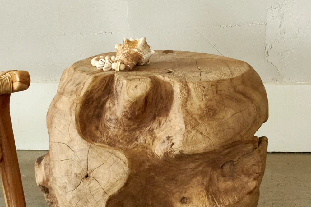 Erosion Side Table - Reclaimed Teak