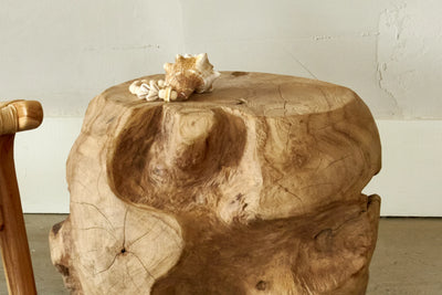 Erosion Side Table - Reclaimed Teak