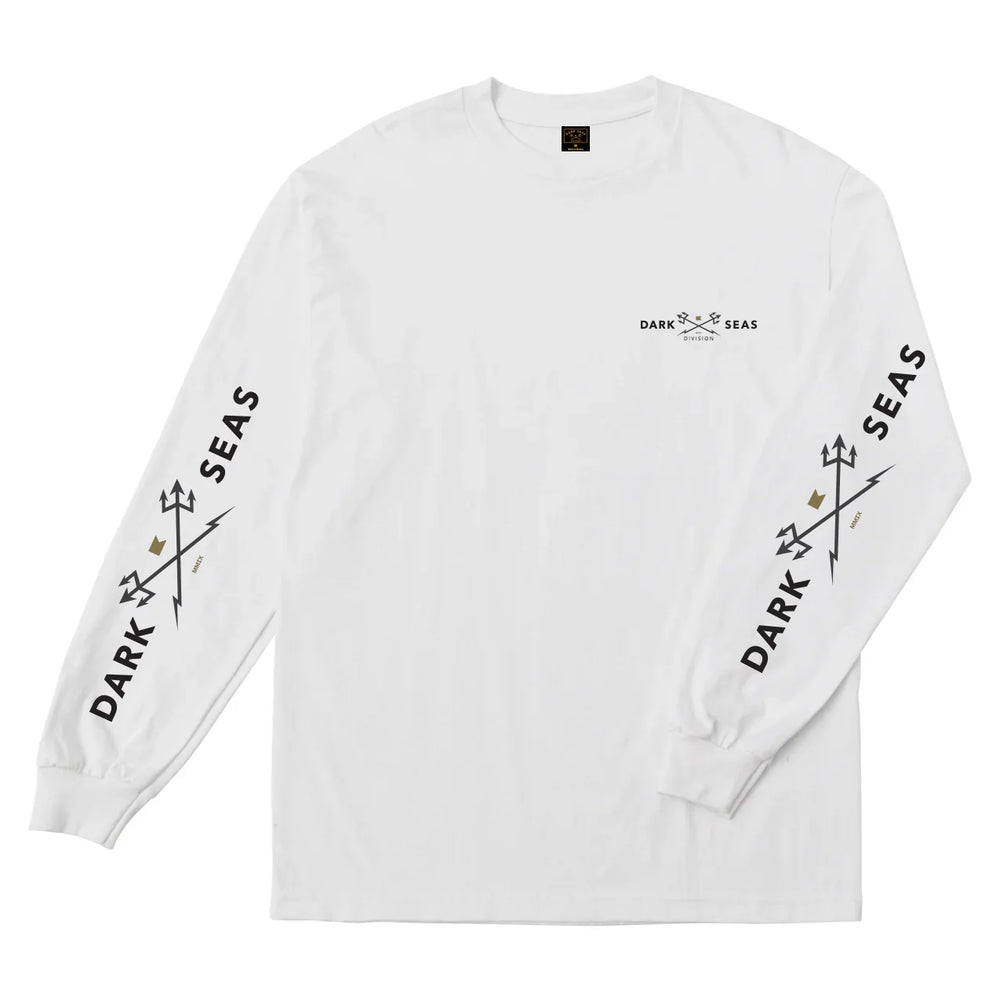 T-shirt à manches longues 'Headmaster' Dark Seas - Blanc