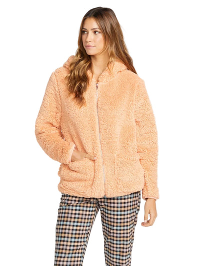 Veste Volcom 'Lil Phuz Up' - Argile (Femme)