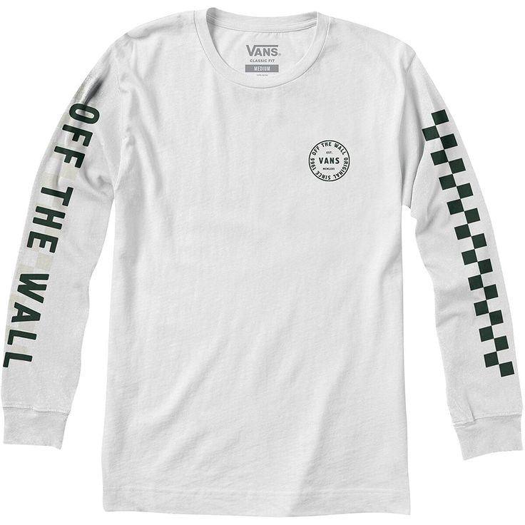 T-shirt à manches longues Vans "Off The Wall Combo" - Blanc (ENFANTS)