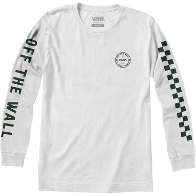 Vans 'Off The Wall Combo' L/S Tee - White (KIDS)