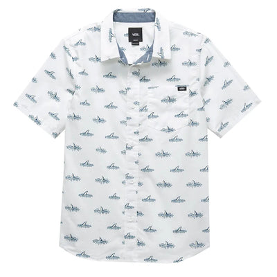 Vans 'Shark Fin' S/S Shirt - White (KIDS)