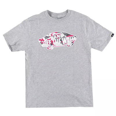 Vans 'OTW Logo Fill' Tee - Grey/Pink Camo (KIDS)