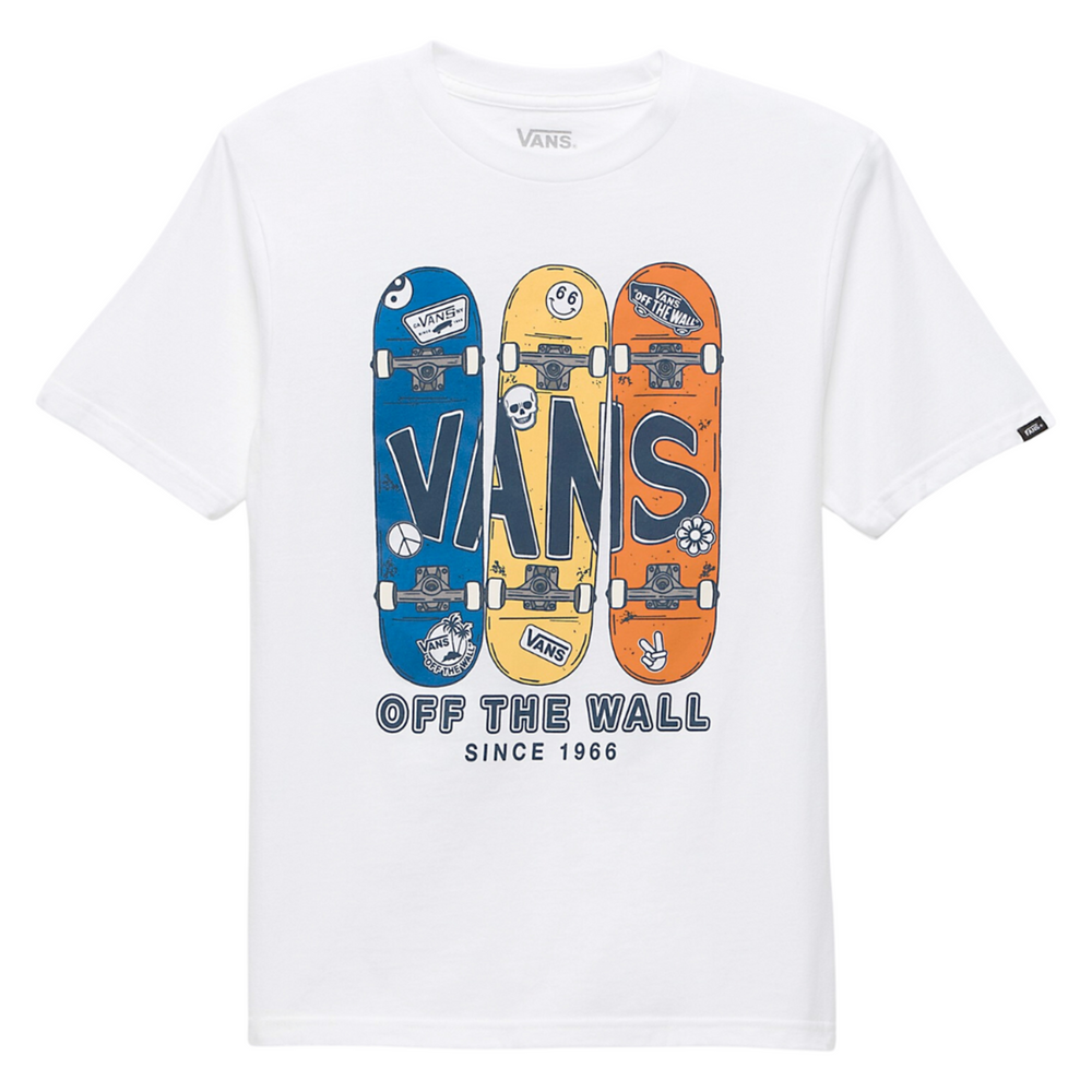 Vans 'Boardview' Tee - White (KIDS)