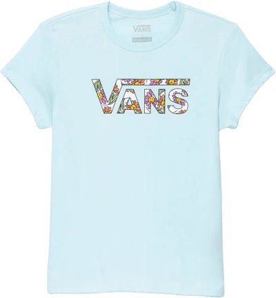 Vans 'Elevated Floral Fill' Tee - Sky Blue (KIDS)
