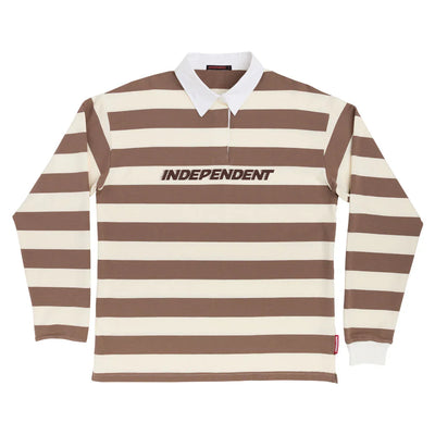 Polo à manches longues 'OG Speed' Independent - Brun/Avoine