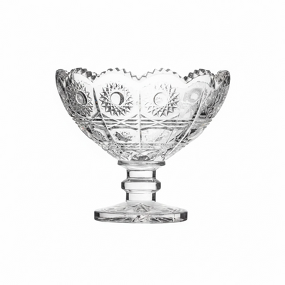 Sakura Mey-Ji Crystal-Cut Footed Dessert Cups — Set of 6 | 11cm