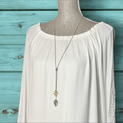 Collier Fleur et Feuille