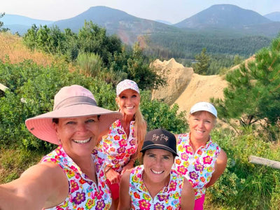 2026 Polos de golf pour femmes à dos nageur assortis