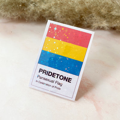 Drapeau pansexuel Pridetone | Autocollant de la fierté