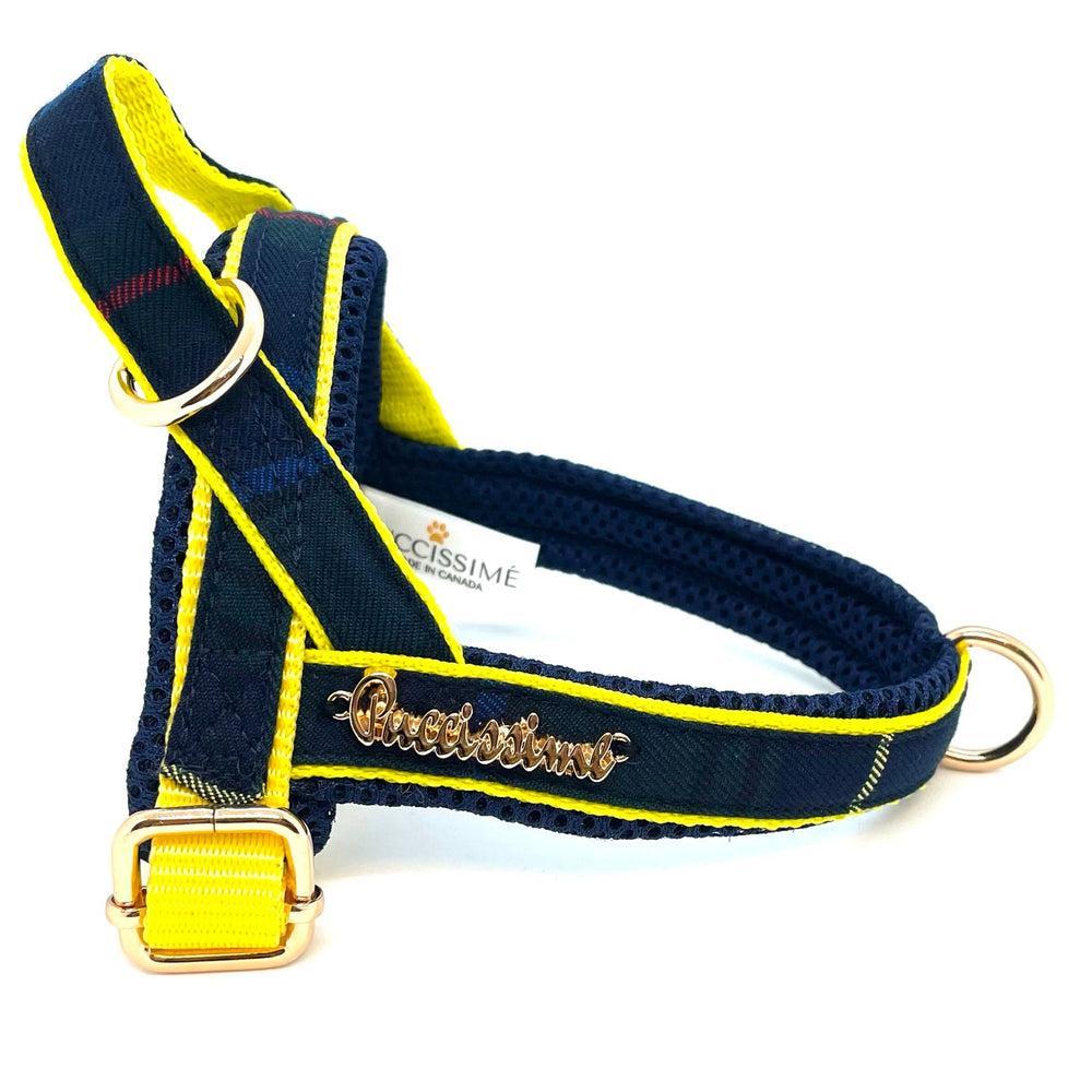 Scotland Tartan One-Click Dog Harness