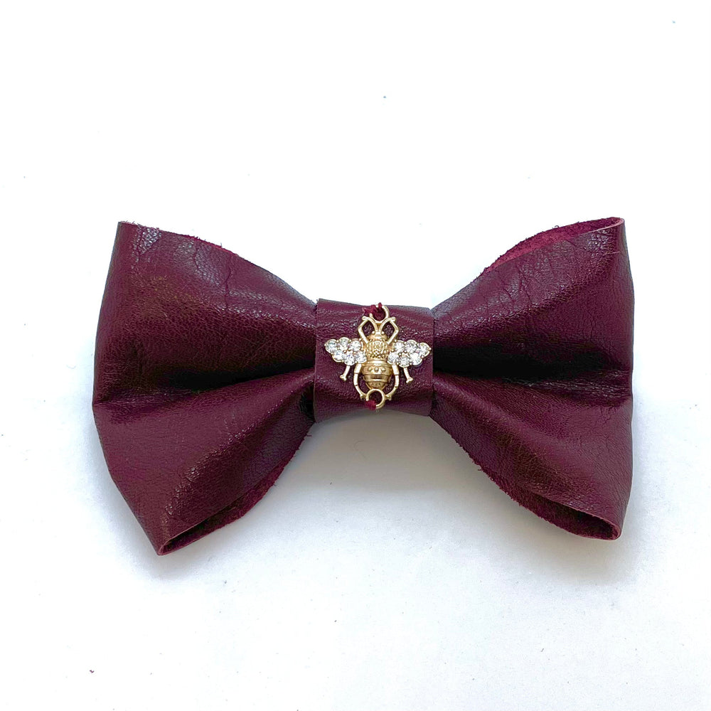 Nœud papillon bordeaux