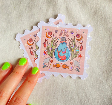 Sealife Splash Sticker