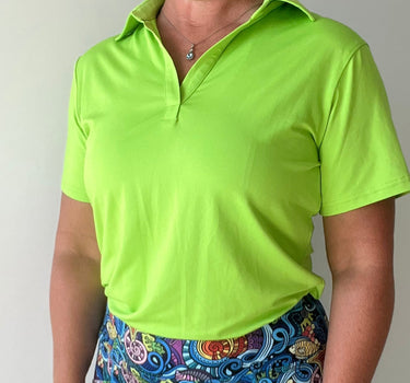 2025 Loose fit Assorted Women's V- neck Polos