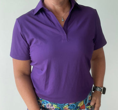 2025 Loose fit Assorted Women's V- neck Polos