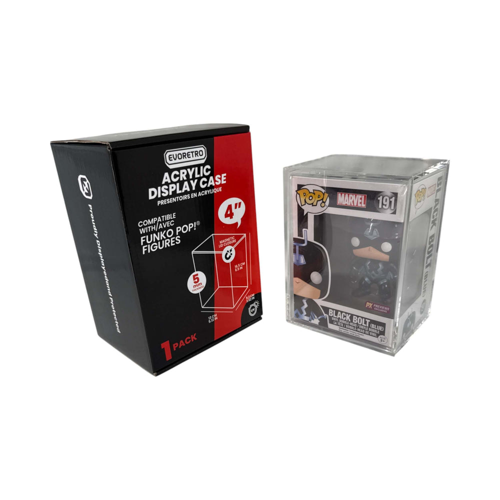 Présentoir en acrylique EVORETRO pour Funko Pop standard 4" (lot de 1)