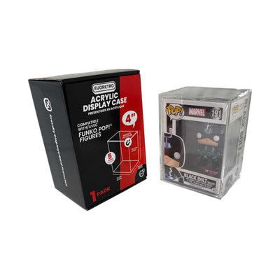EVORETRO Acrylic Case Display for Standard size 4" Funko Pop Pack of 1