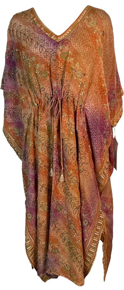 PRC6401 Avatar Kaftan Long Pur Soie