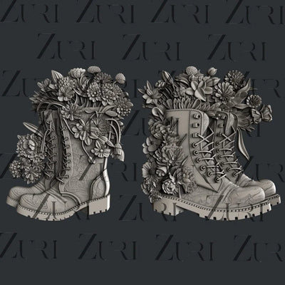 Bottes fleuries Zuri Designs