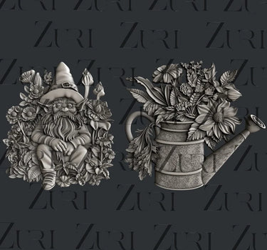 Zuri Designs Garden Decor Set 1