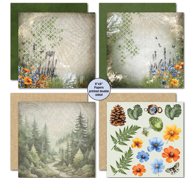 3Quarter Designs Idyllic Woods 6x6 Paper Pack