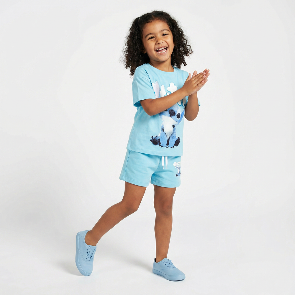 Ensemble court Ohana Vibes pour filles