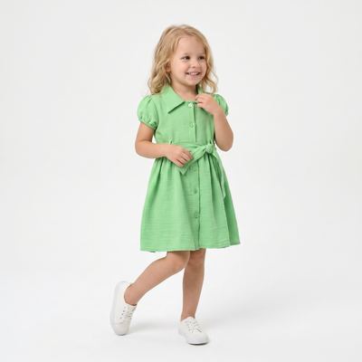 Mila Charm Girls Cotton Dress