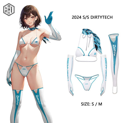 Ensemble Bikini Sexy en Spandex Inspiré d'Anime - Reine de Course Cosplay