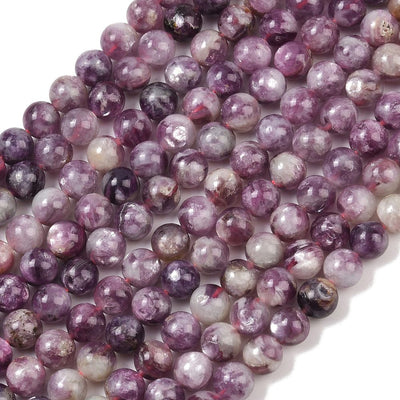 Perles de Lépidolite