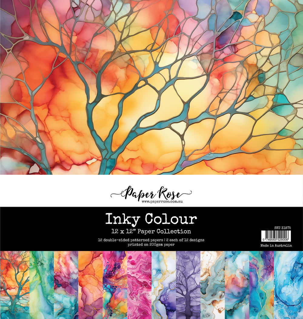 Inky Colour 12x12 Paper Collection 31875 — Ecstasy Crafts
