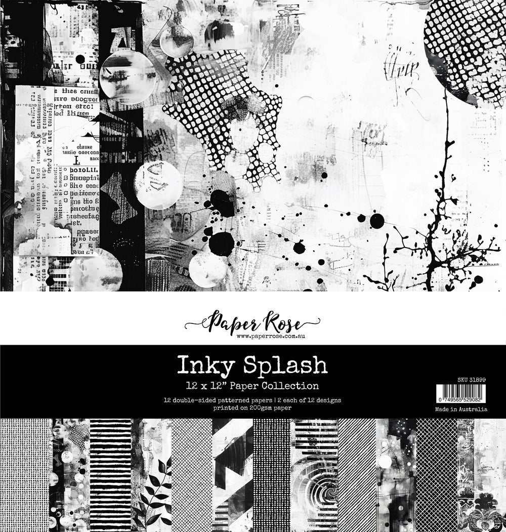 Collection de papiers Inky Splash 12x12 31899