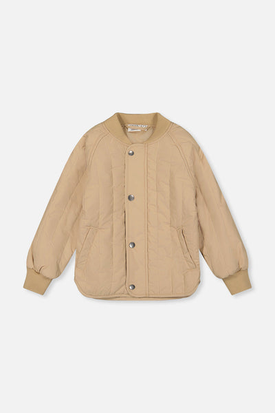 Veste matelassée à manches raglan, beige