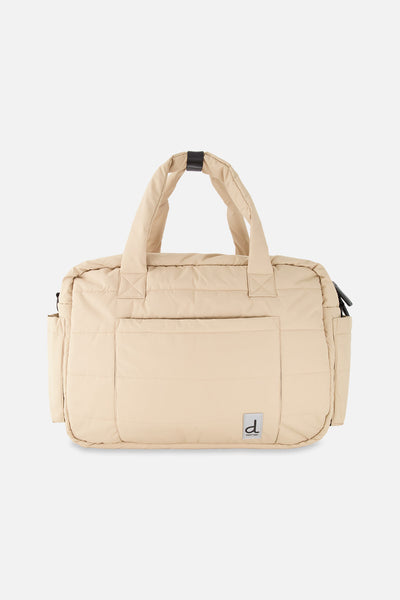 Sac à couches avec matelas à langer beige