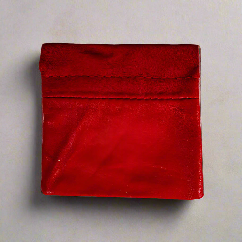 JBG International Porte-monnaie en cuir à fermoir mousqueton