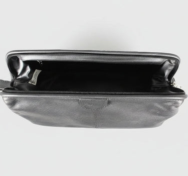JBG International Structured Leather Toiletry Bag