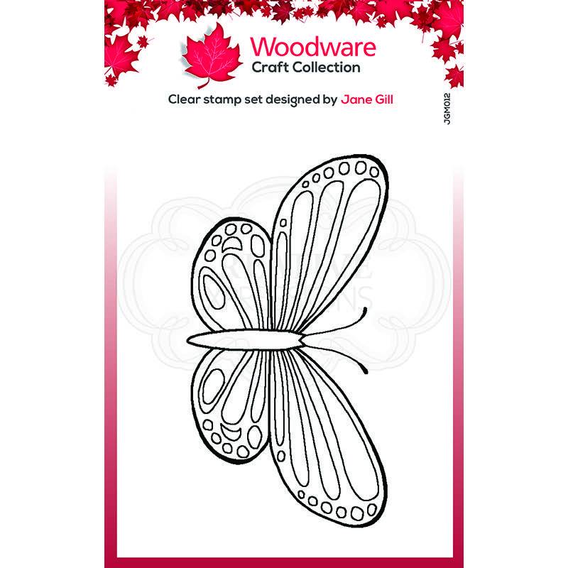 Tampon Woodware Clear Singles Mini Wings - Azuré commun 6,6 cm x 4,3 cm