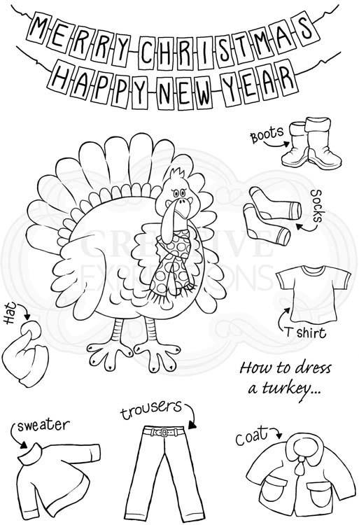Woodware Clear Stamps - Turkey — Ecstasy Crafts