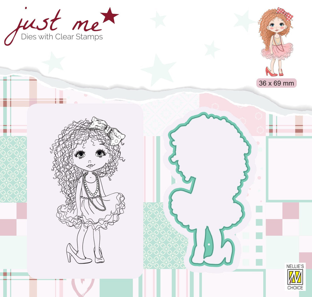 Ensemble de tampons et matrices Just Me - Fille