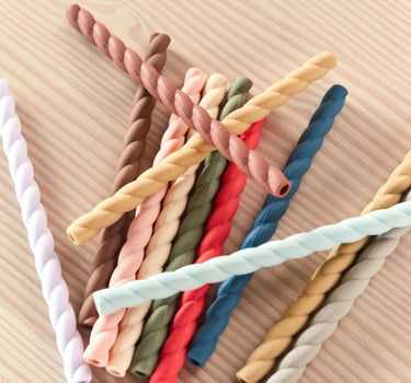 Mellow Silicone Straw - Pack of 6 - Warm colors