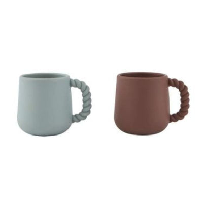 Mellow Cup - Pack of 2 - Choko / Pale mint