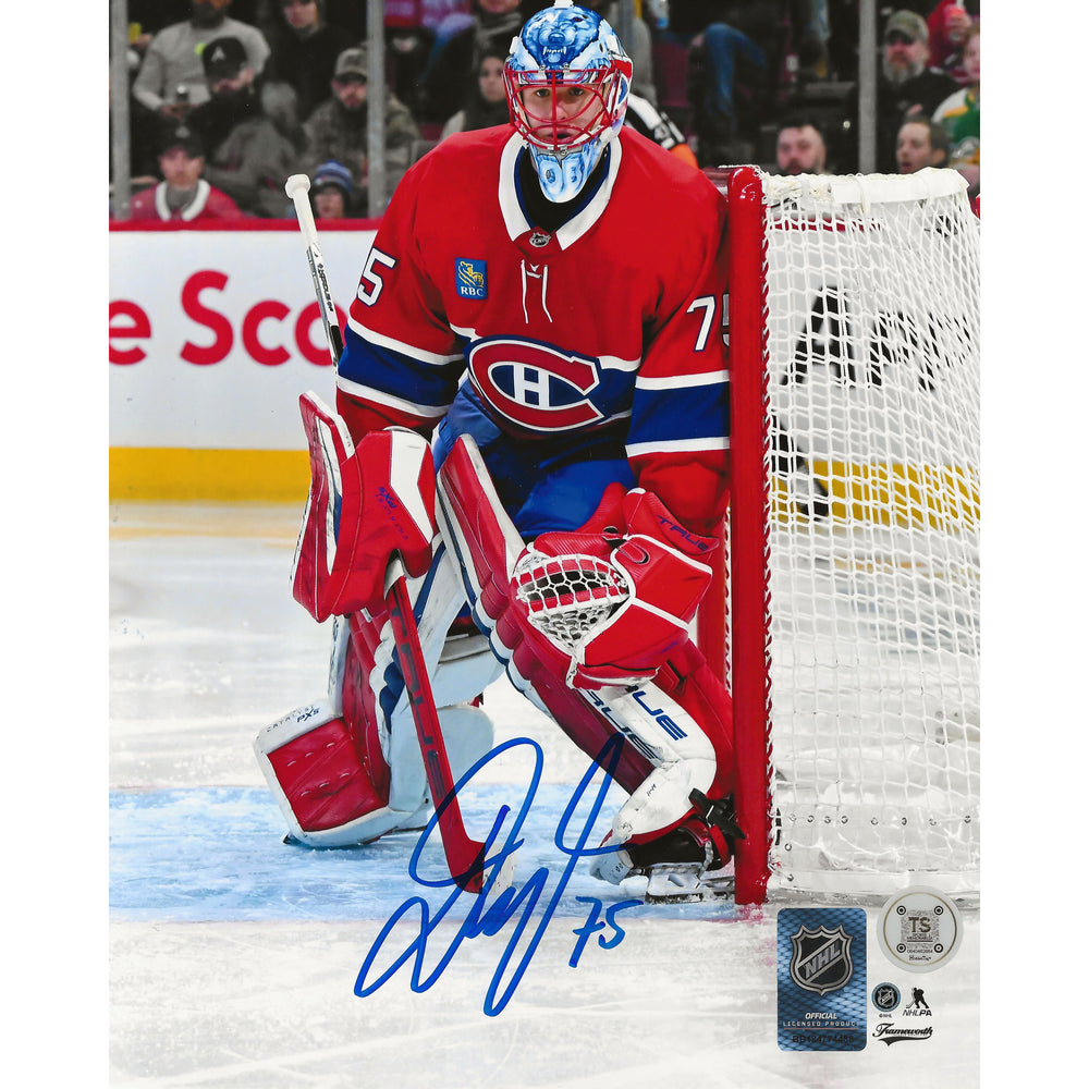 Photo 8x10 de Jakub Dobes des Canadiens de Montréal, autographiée