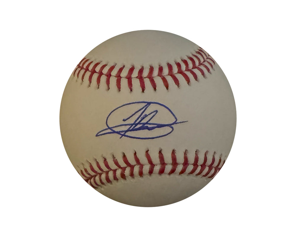 Balle de baseball officielle Rawlings de la MLB autographiée par Jasson Domínguez