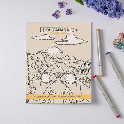 Livre de coloriage « Oh Canada »