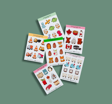 Woodland Mini Sticker Sheet