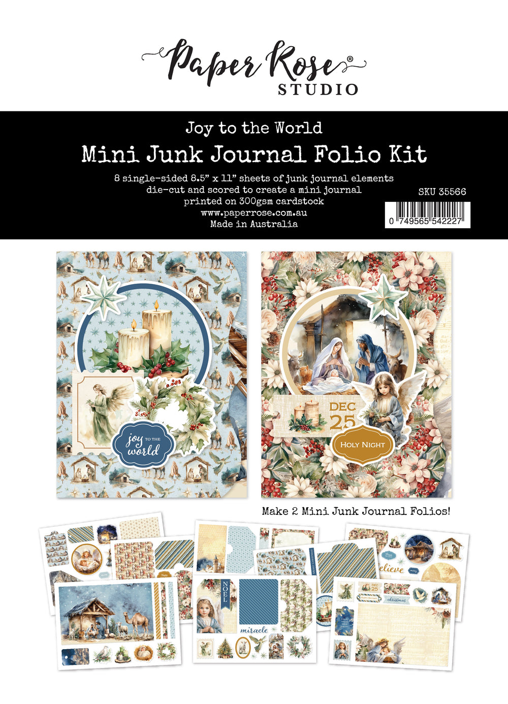 Kit mini-folio Joie pour le monde 35566